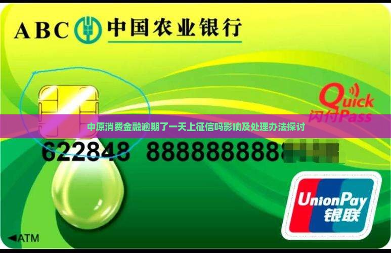 中原消费金融逾期了一天上征信吗影响及处理办法探讨
