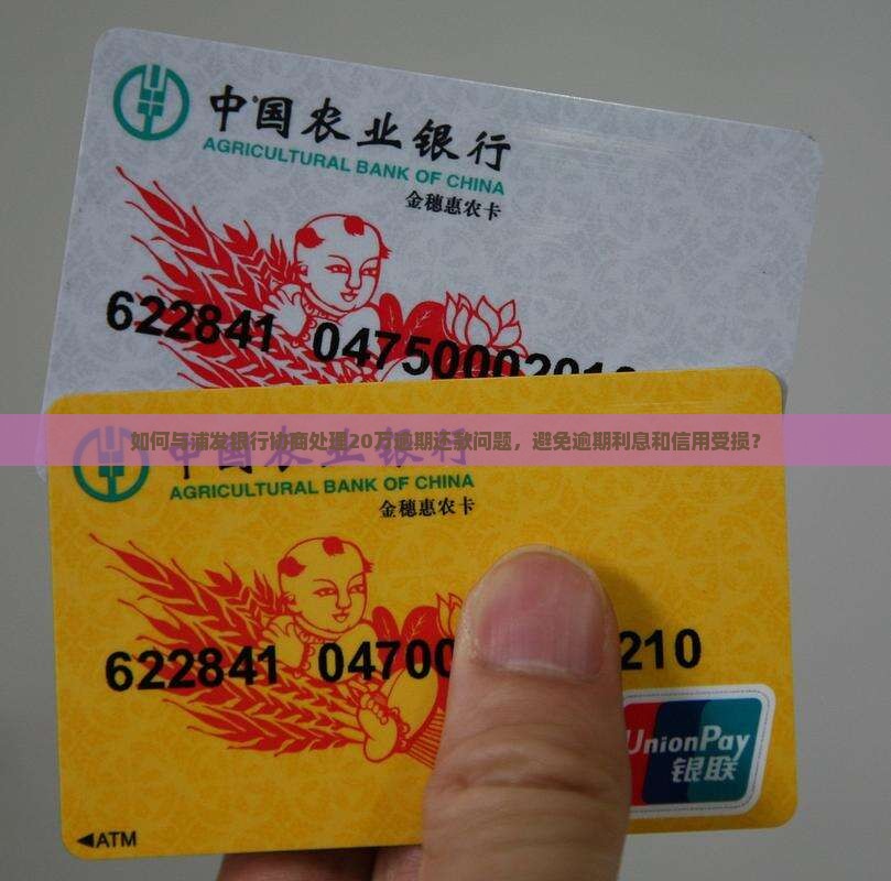 如何与浦发银行协商处理20万逾期还款问题，避免逾期利息和信用受损？