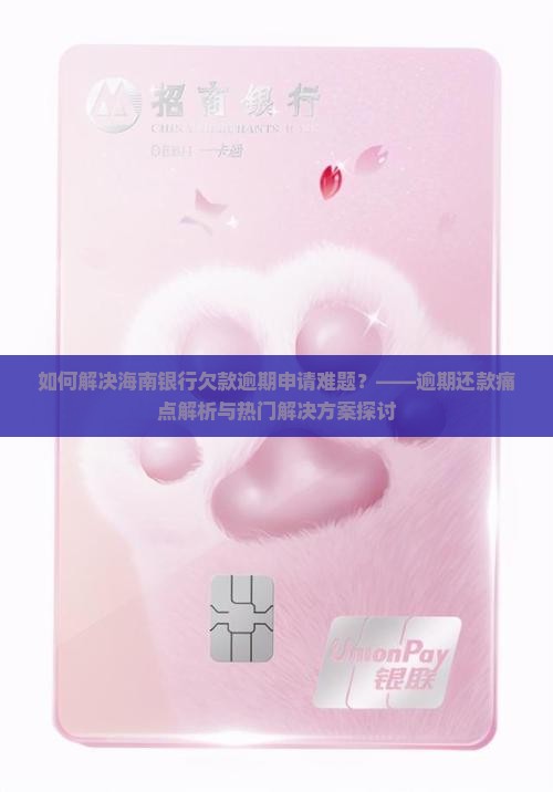 如何解决海南银行欠款逾期申请难题？——逾期还款痛点解析与热门解决方案探讨