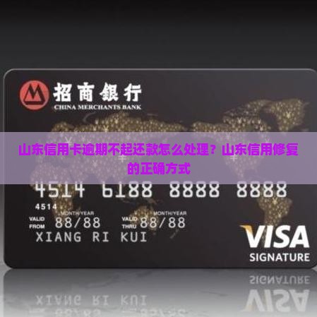 山东信用卡逾期不起还款怎么处理？山东信用修复的正确方式