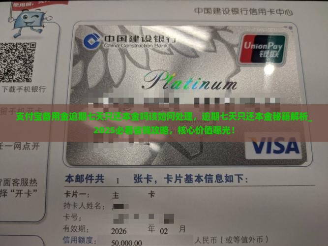 支付宝备用金逾期七天只还本金吗该如何处理