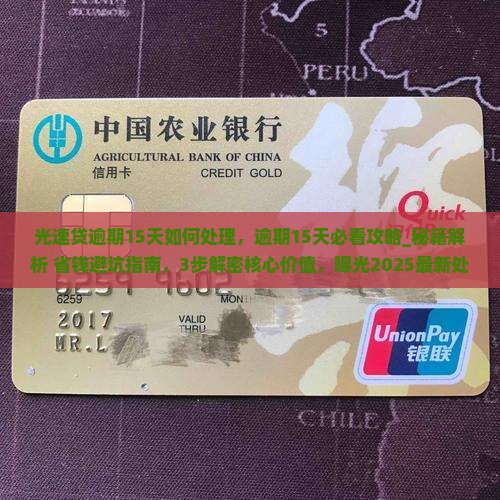 光速贷逾期15天如何处理