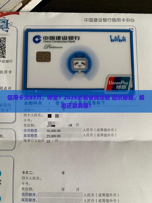 信用卡欠83万如何解决