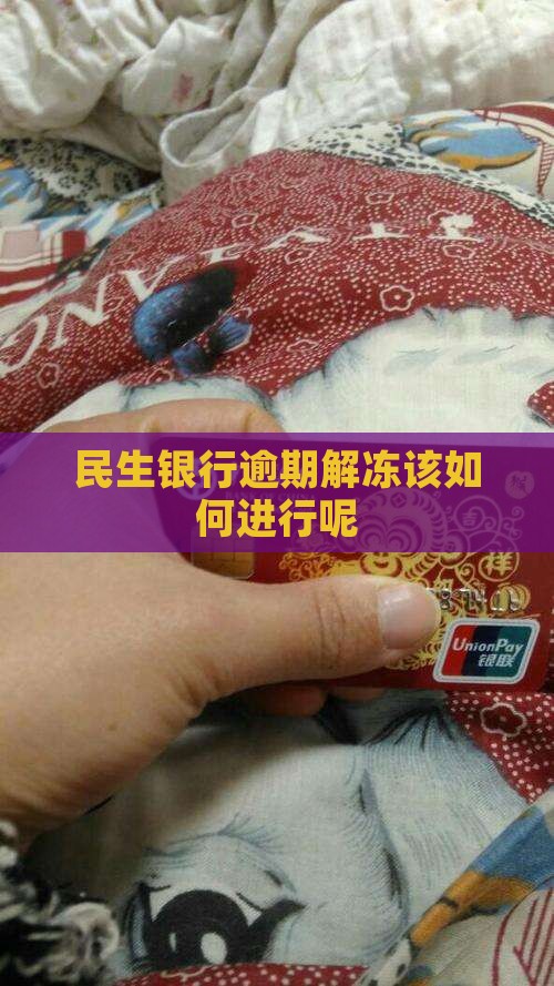 民生银行逾期解冻该如何进行