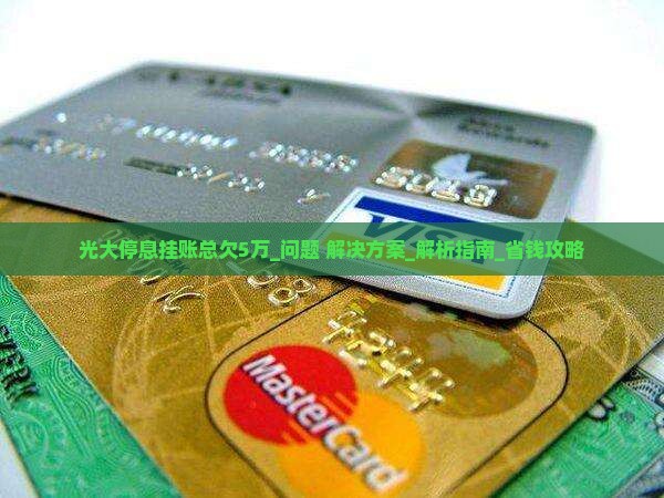 光大停息挂账总欠5万
