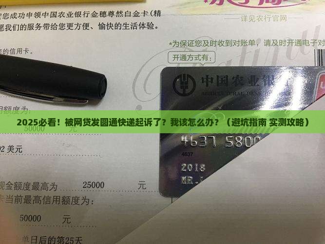 网贷发圆通快递起诉我该如何应对