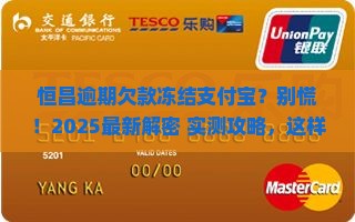 恒昌逾期欠款被冻结支付宝怎么办