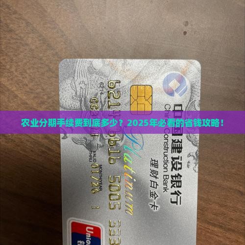 农业个性化分期手续费是多少