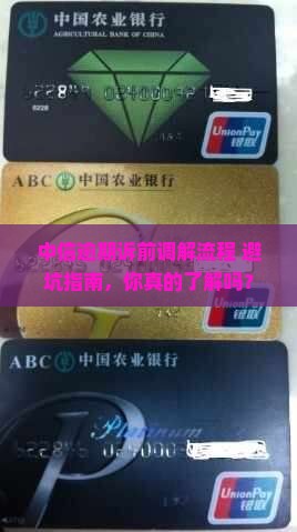 中信逾期诉前调解流程详解