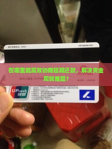 在哪里能高效协商延期还款，解决资金周转难题？