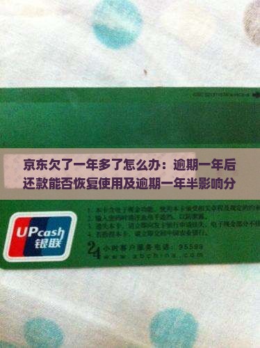 京东欠了一年多了怎么办：逾期一年后还款能否恢复使用及逾期一年半影响分析