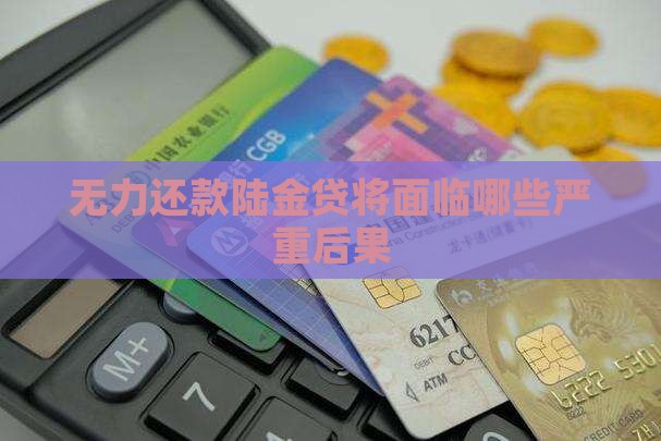 无力还款陆金贷将面临哪些严重后果