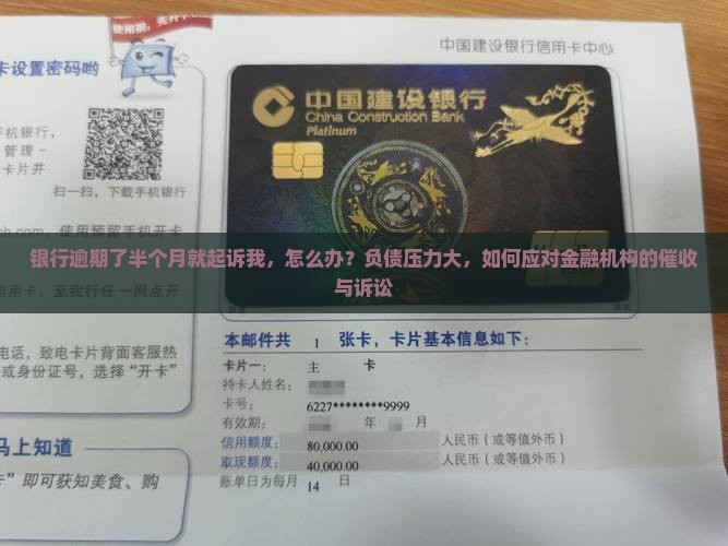 银行逾期了半个月就起诉我，怎么办？负债压力大，如何应对金融机构的催收与诉讼
