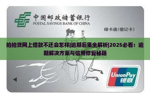 拍拍贷网上借款不还会怎样