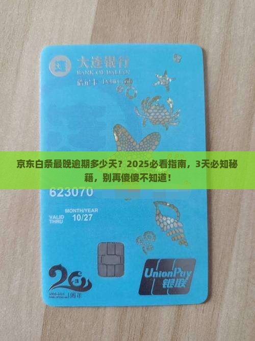 京东白条最晚逾期多少天