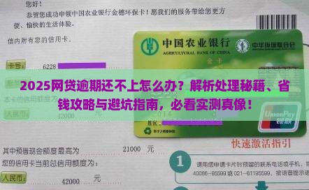 网贷刚贷款逾期还不上该怎么处理