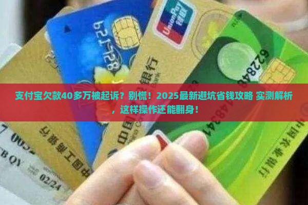 支付宝欠款40多万被起诉怎么办