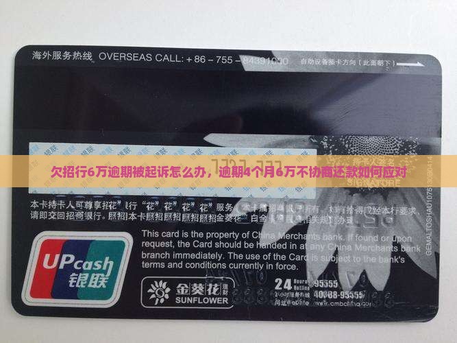 欠招行6万逾期被起诉怎么办