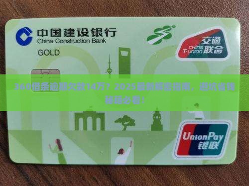 360借条逾期欠款14万怎么办