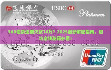 360借条逾期欠款14万怎么办
