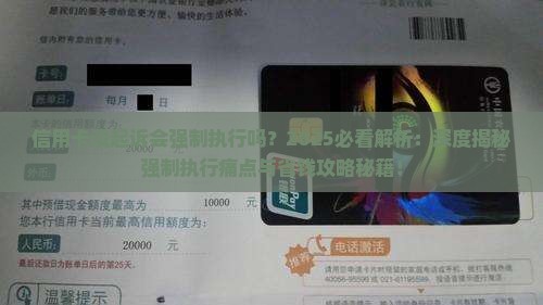 信用卡没起诉会强制执行吗