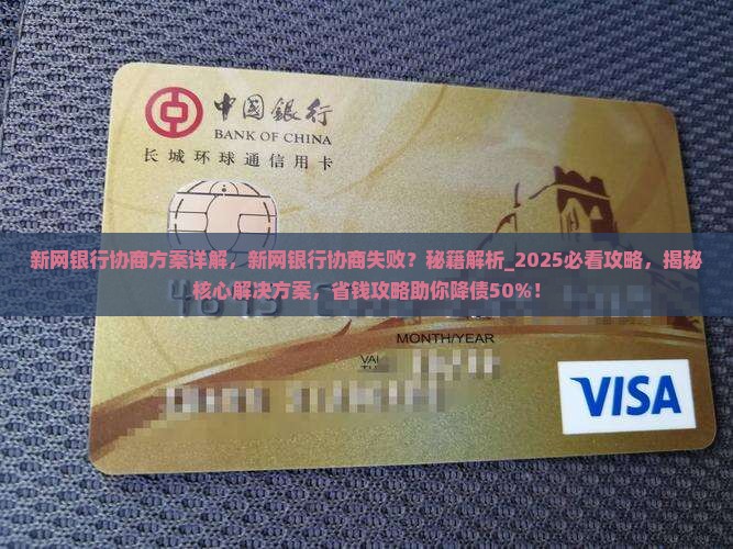 新网银行协商方案详解