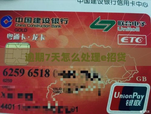 e招贷逾期7天应该怎么处理