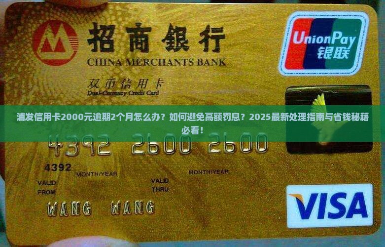 浦发信用卡二千逾期二个月怎么处理