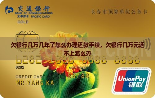 欠银行几万几年了怎么办理还款手续