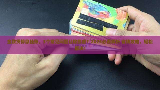 金致贷停息挂账相关问题解答
