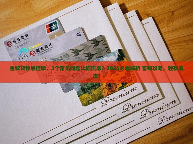 金致贷停息挂账相关问题解答