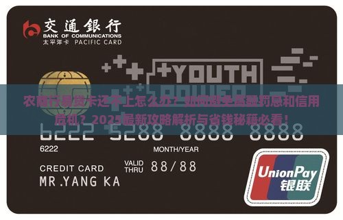 农商行易贷卡还不上怎么办处理方式