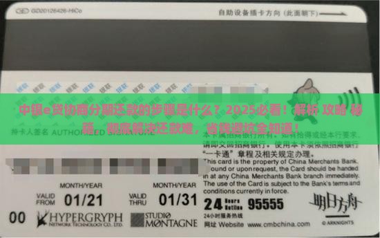 中银e贷协商分期还款的步骤是什么