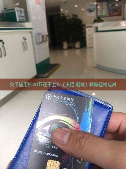 欠信用社20万无力偿还应该怎么处理