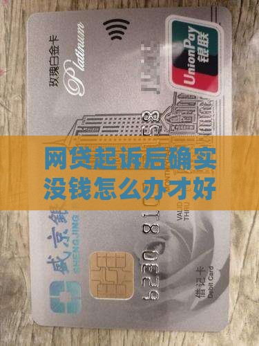 网贷起诉后确实没钱怎么办才好