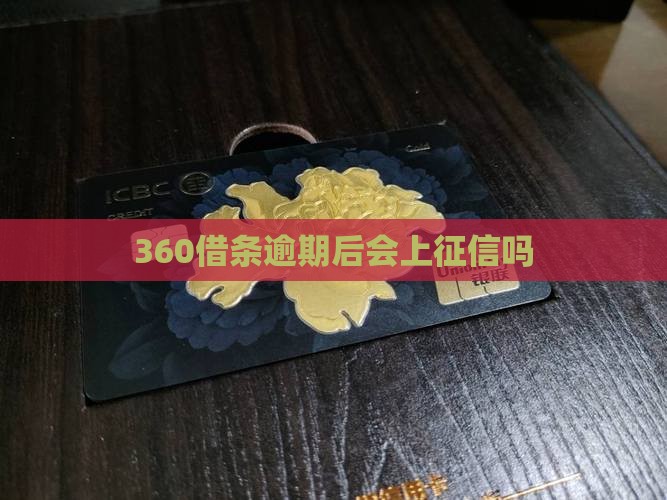 360借条逾期后会上征信吗