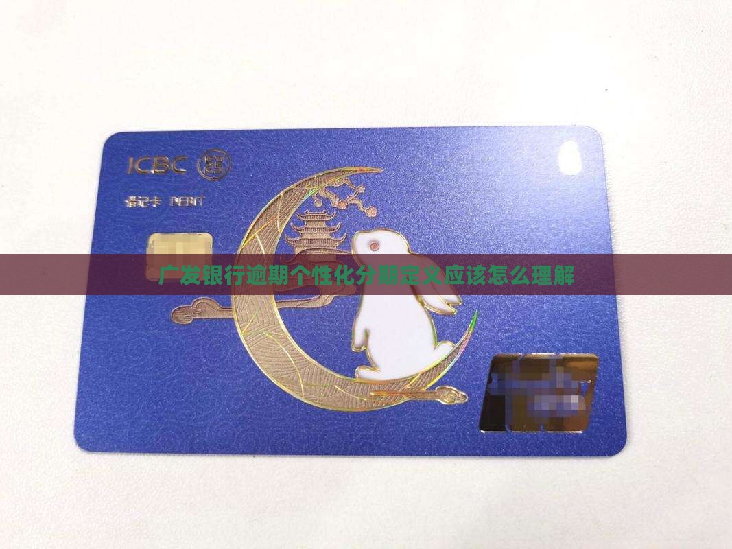 广东广发银行个性化分期定义应该怎么理解