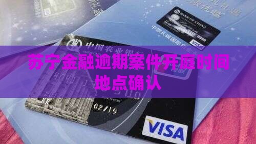 苏宁金融逾期案件开庭时间和地点确认