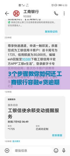 工商银行容融e贷逾期怎么还款