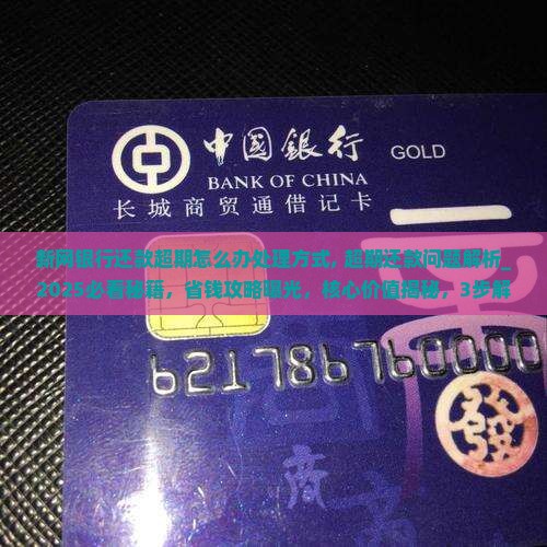 新网银行还款超期怎么办处理方式