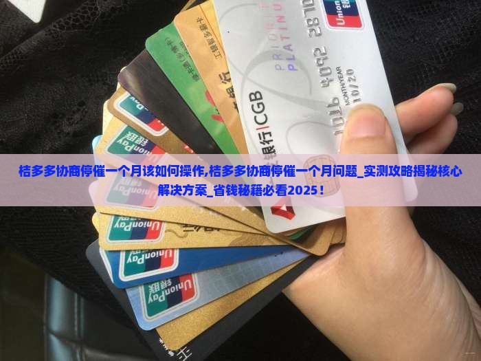 桔多多协商停催一个月该如何操作