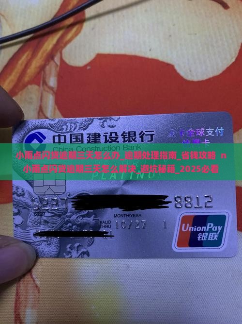 小雨点闪贷逾期三天该怎么办
