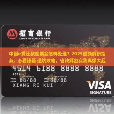 中银e贷还款逾期会怎样处理
