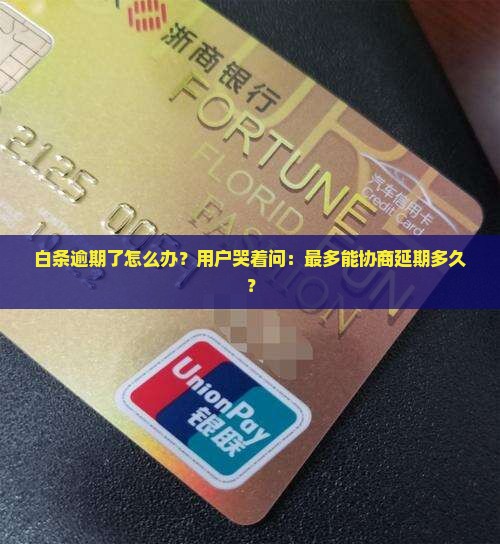 白条逾期可以协商延期多久