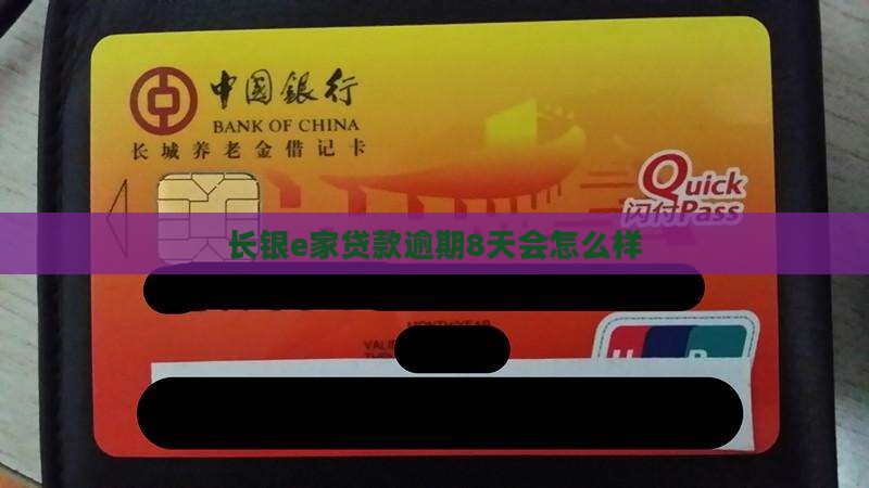 长银e家贷款逾期8天会怎么样