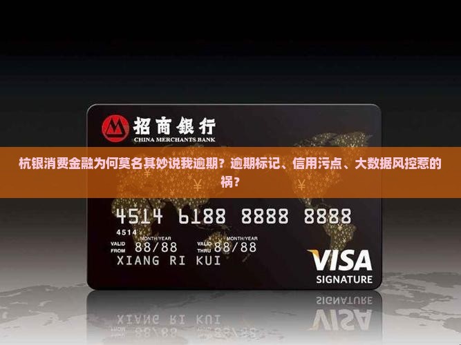 杭银消费金融为何莫名其妙说我逾期
