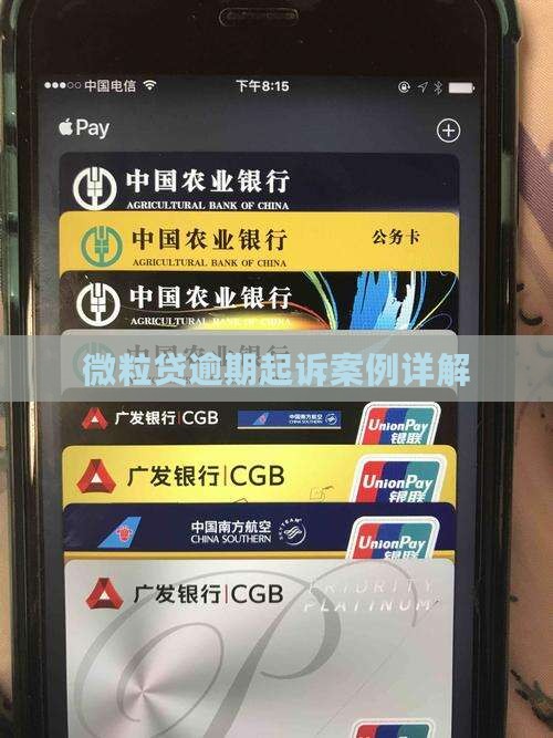 微粒贷逾期起诉案例详解