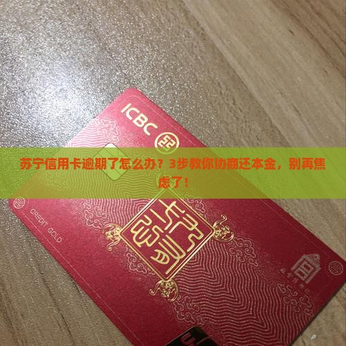 苏宁信用卡逾期协商还本金
