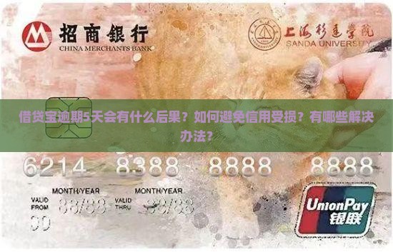 借贷宝逾期5天如何处理