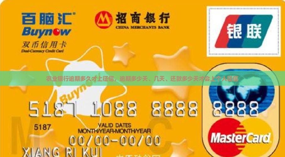 农业银行逾期多久才上征信
